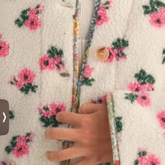 NWT MABLE Anthropologie Sherpa coat - Picture 6 of 9